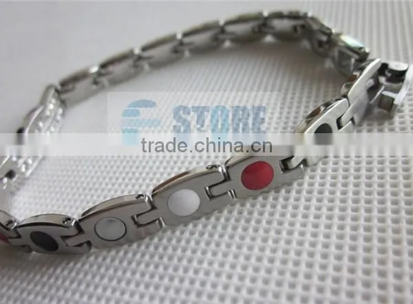 Wholesale Fashion Jewelry Negative Ion Bracelet Bio Element Energy Bracelet High Power Magnetic Bracelet photo-4