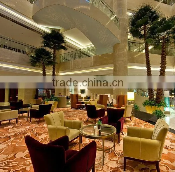 Hotel Red Printed Carpet Wall to Wall Carpet photo-2
