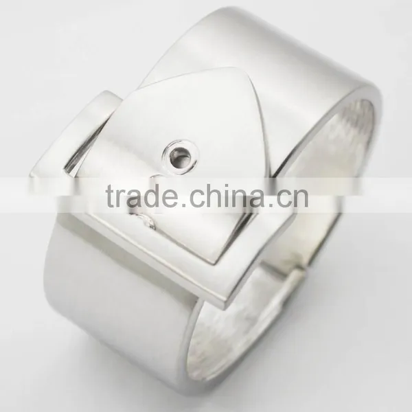 Personalised Men's Wide Punk Bracelet Alloy Belt Bangle Bracelet Wholesale photo-2