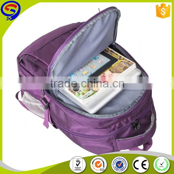 15" Waterproof Nylon Laptop Backpack for Teenager photo-4