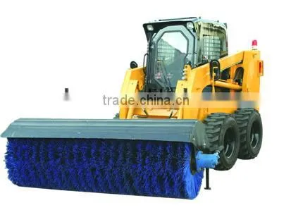 48in, 68in, 72in, 84in Angle Broom Attachments for Tracked Skid Steer Loader photo-3