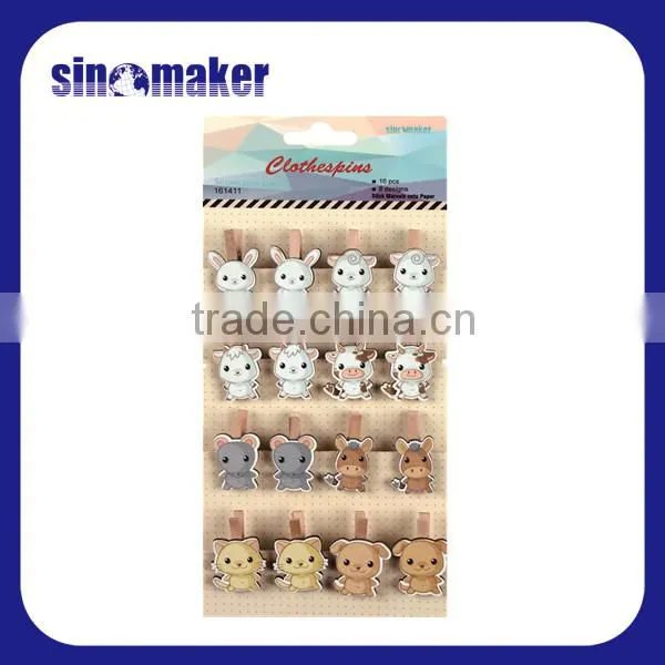 Fashion Mini Wooden Craft Pegs/wooden Clothpin photo-2