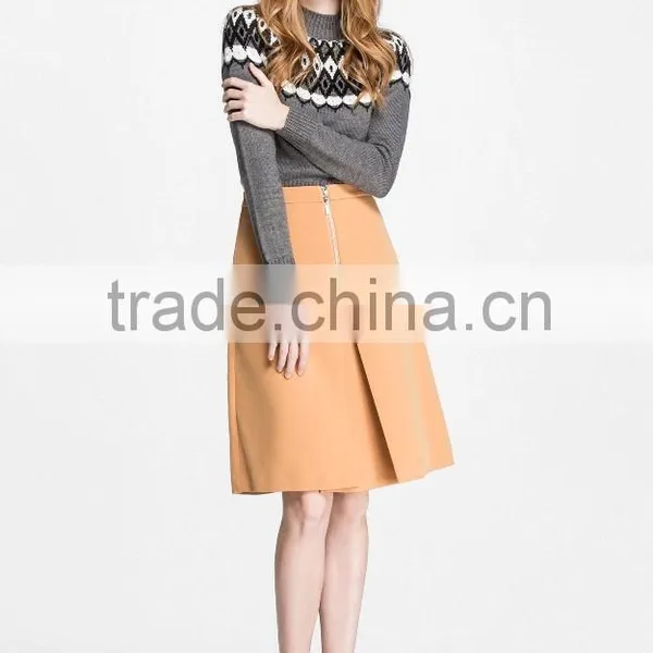 Latest Women A-Line Skirts New Fashion Summer Work Skirt photo-6