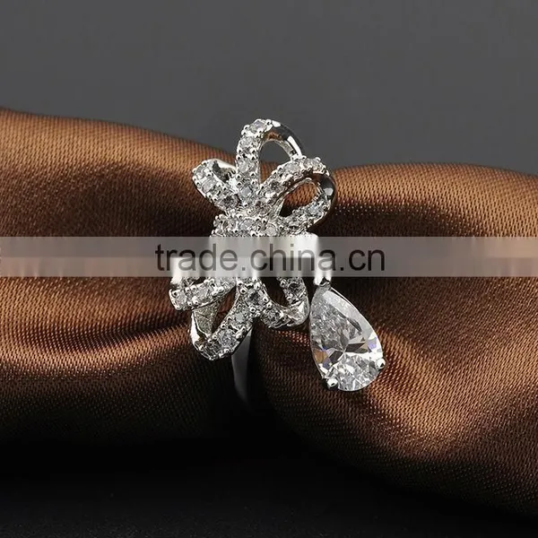 New Arrival Fashion Charm Ring Crystal Bird Ring photo-3
