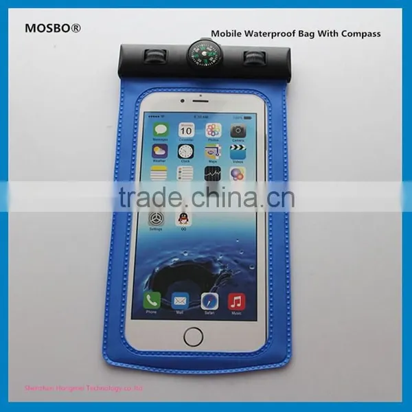 China Supplier Hot Selling Universal Mobile Phone Pvc Waterproof Bag for Swimming and Diving