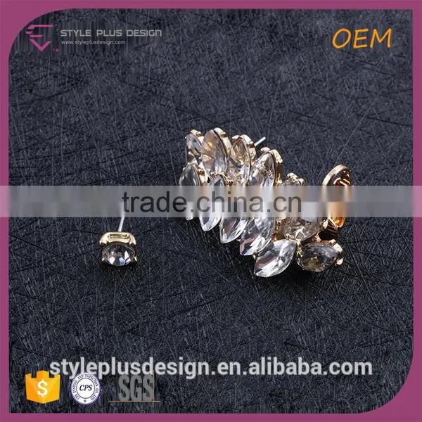 E74860I02 Hanging Cross From New Style Animal Earrings Brass Jewelry For Women photo-3