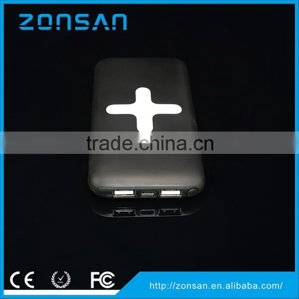 Chines Smart Phone Charger Power Bank 6000mah Wireless Charger