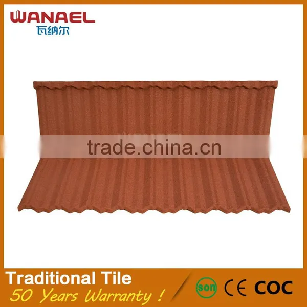 Wanael High Strength Sheet and Noisy Resistance Discount Aluminum Metal Roof Tile photo-4