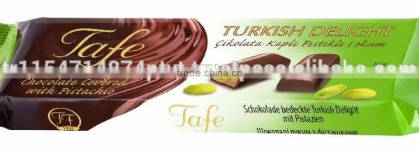 Tafe Turkish Delight Chocolate Covered With Pistachio 55g - Code 801