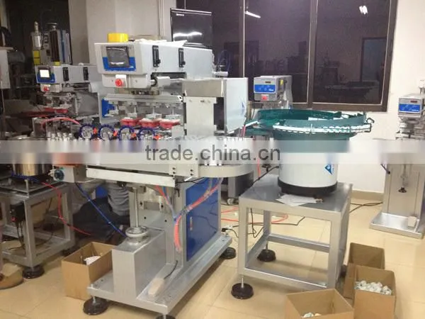Four Color Vertical Pad Printing Machine for Plastic Lid With China Manufacturer photo-4