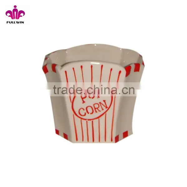 Wholesale ceramic pop corn box