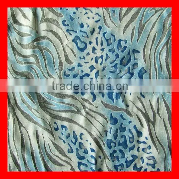 Polyester Rayon Burn-Out Fabric