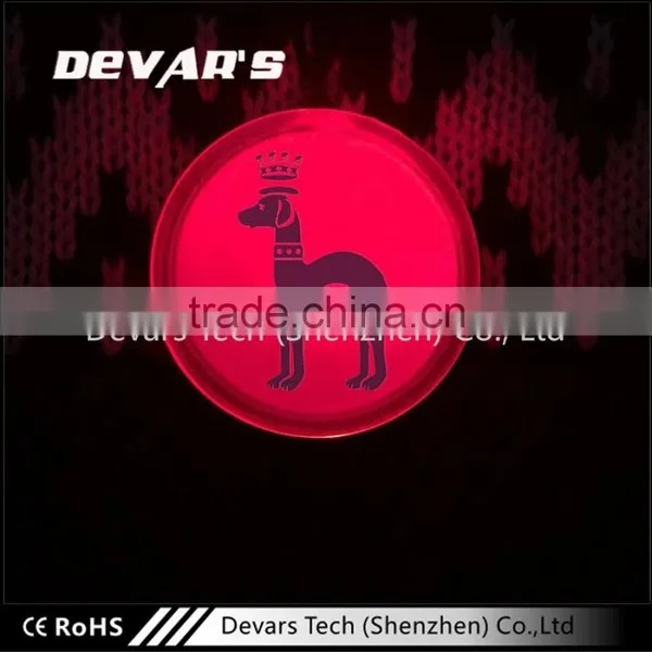 Wholesale Cheap Custom Logo Programmable Round Led Name Badge Supplier's Choice photo-2