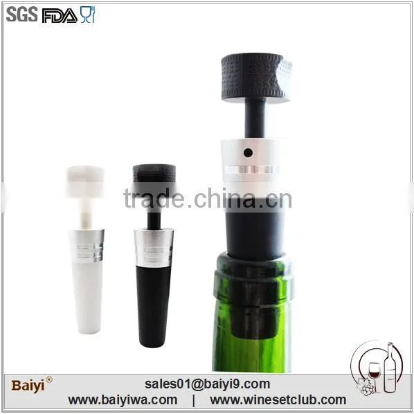 Banquet Favor Leather Box Electric Wine Opener Set With Vacuum Stopper photo-3