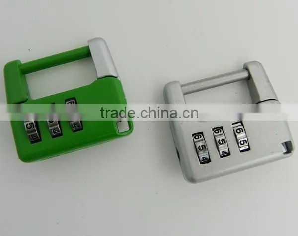 New 3 Dial Digit Combination Suitcase Luggage Metal Code Password Lock Padlock