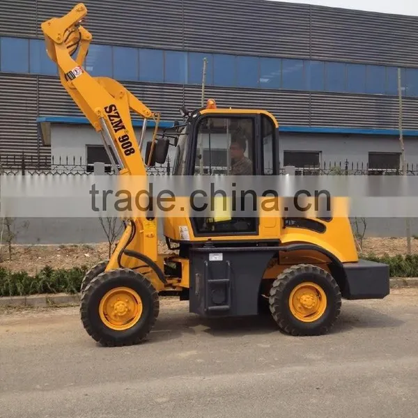 Manufactuer SZM 908 Mini Loader 4WD With CE Mini Wheel Loader photo-5