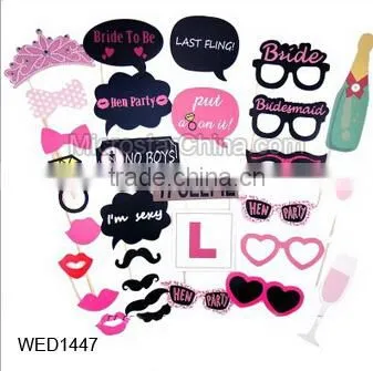 22pcs Halloween Decoration Photo Booth Props Fun Mustache Scary Boo Party Mask Trick or Treat Kids Favors Photography Supplies photo-2