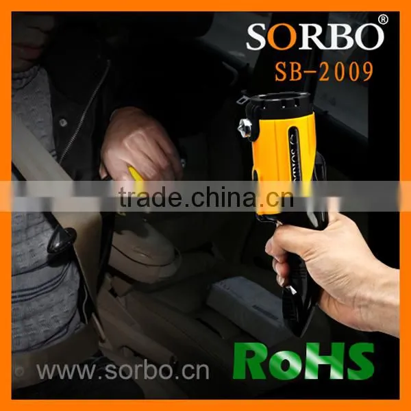 SORBO New Arrival Multifunction Waterproof Emergency Tools Safety Hammer With Car Kit photo-6