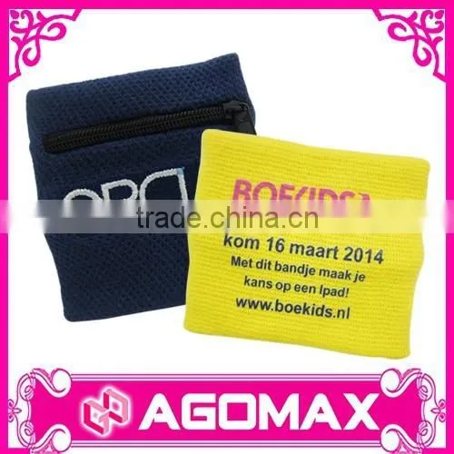 Customized OEM Popular Gift Durable Sports Zipper Sweatband photo-6