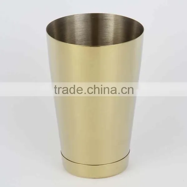 Stainless Steel Basic Bar Boston Shaker Sets Gold Plated photo-2