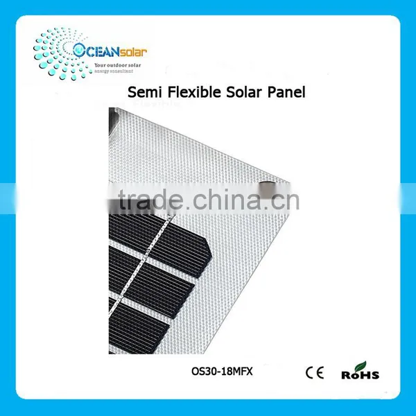 30W Portable Semi Flexible Solar Panel for Camping photo-4