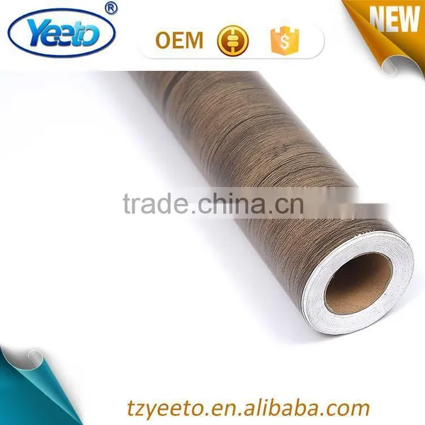 Wood Grain Furniture Decorative PVC Adhesive Contact Paper photo-4