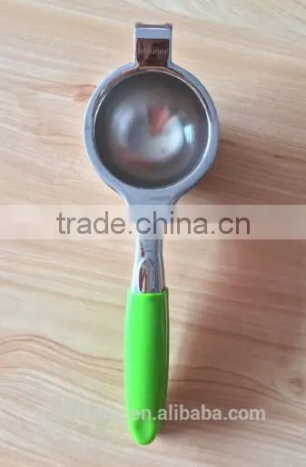 Premium Quality Stainless Steel Lemon Squeezer With Silicone Handles photo-3