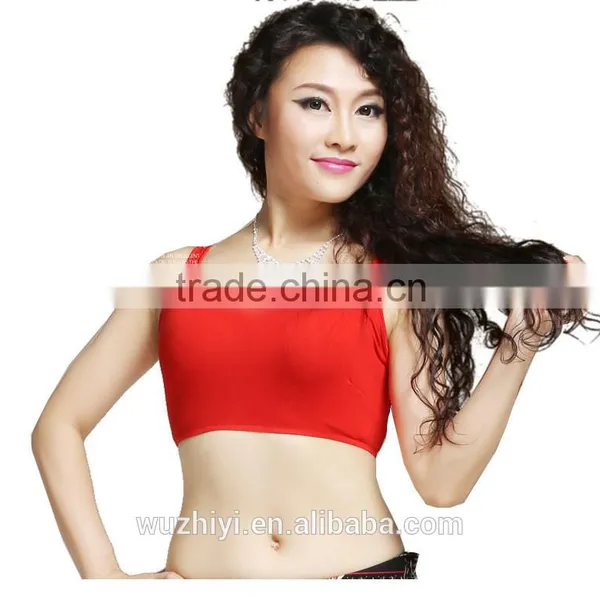 Wuchieal Belly Dance Modal Top With Straps in 5 Colors photo-4