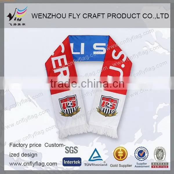 Football Fan Scarf Football Fan Woven Football Scarf