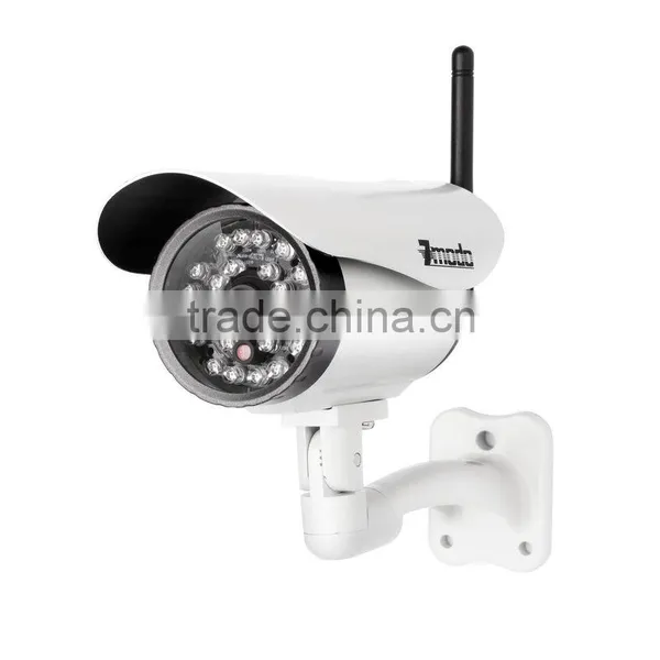 2015 Zmodo Design-private Outlook Mold Style Network Two-way Audio HD CCTV 720P Outdoor Wireless Outdoor Bullet IP Cameras