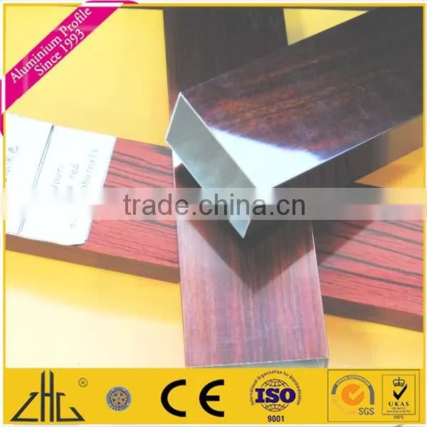 6063 Wood Grain Aluminum Alloy Extrusion for Window Series to Construction photo-6