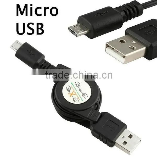 Good Quality Retractable Micro USB Cable, Retractable USB Cable