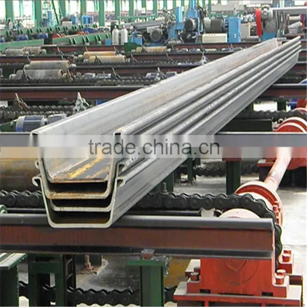 Size 400mm*100mm*10.5mm of High Quality Cold Bend U Type Steel Sheet Piles photo-3