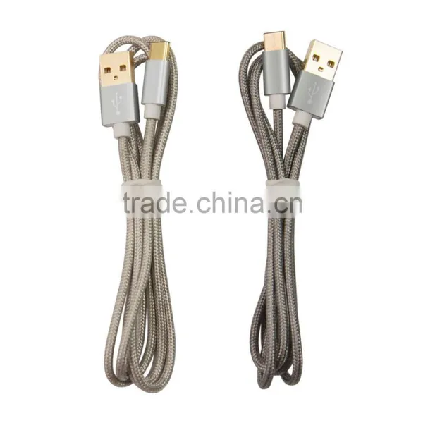 Silver USB Type C USB-C Cable, USB2.0 Type-C Data Charging for New Macbook ,3.1A Max Charging Speed photo-3