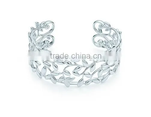 Stainless Steel Newest Style for Olive Leaf Design Bracelet photo-4