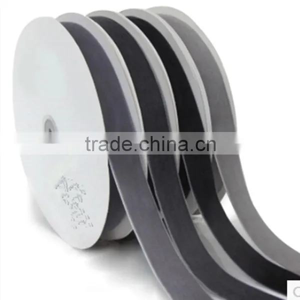 Wholesale Solid Color Low Price Top Quality Flocked Velvet Ribbon