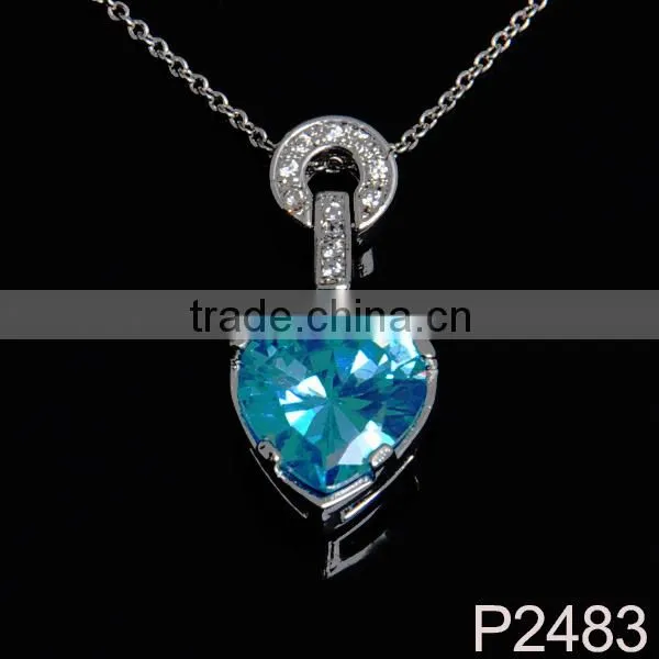 Pink Zircon Pendant for Lady Fashion Jewelry photo-6