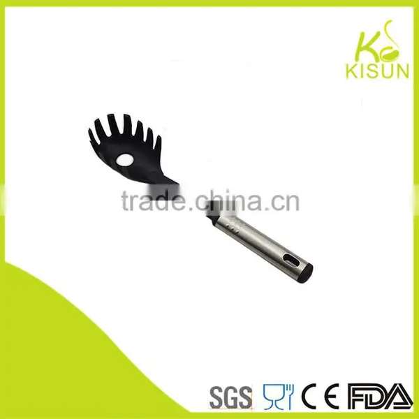 Nylon Kitchen Tool Nylon Spoon With Stainless Steel Handle photo-4