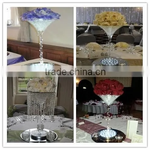 Party Lights Decoration 8inch 20cm Round RGB Martini Glass Centrepiece Led Centerpiece Light