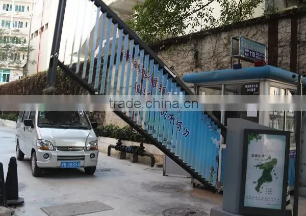 Full Automatic Advertisement Boom Gate With LCD Display for Parking Lot Entrance Control Management photo-5