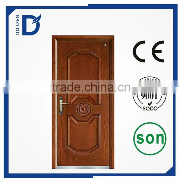 Nice Design Hot -sell Steel Wood Armored Door in 2015 photo-6