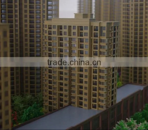 3D Maquette Apartment House Building Scale Model Making photo-4