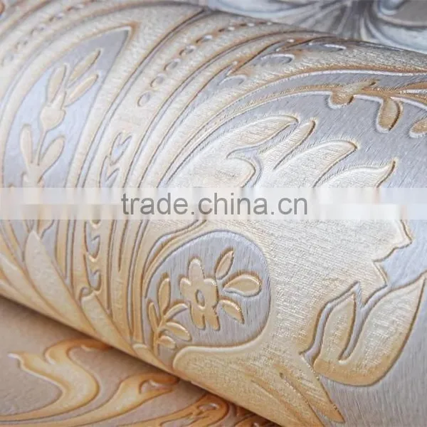 Deep Embossed Vinyl Wallpaper for Interior Design With Good Price photo-3