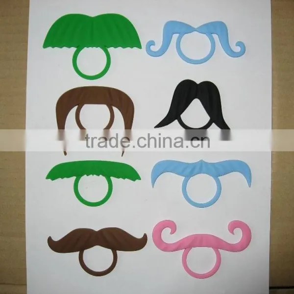 2014 Hot Sell Silicone Mustache Beer Bottle Markers and Bottle Clip Markers photo-2