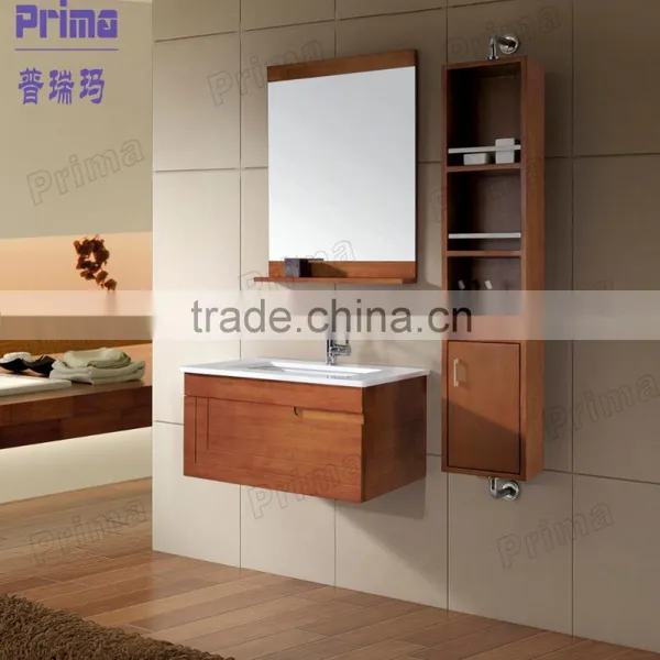 New Arrival America Modern Bathroom Cabinet With Ceramic Basin and Mirror photo-3