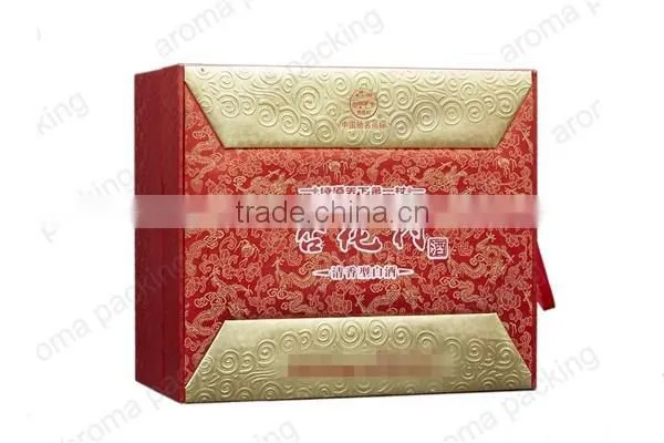 Custom Personal Brand Favor Boxes, Unique Wine Bottle Gift Boxes, Gift Bags photo-3