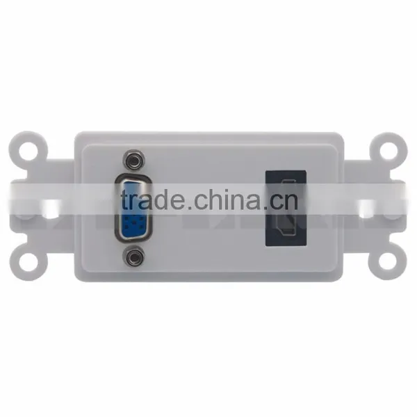 HDMI, VGA Female to Female Inner Face Plate Wall Plate