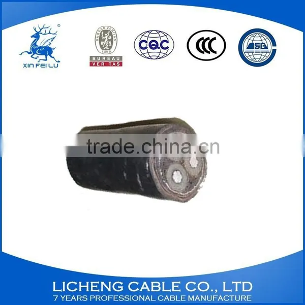 3*50mm2- 0.6/1kv Aluminum Conductor 3 Core XLPE Insulated PVC Sheathed Steel-tape Armoured Power Cable-YJLV22 photo-2