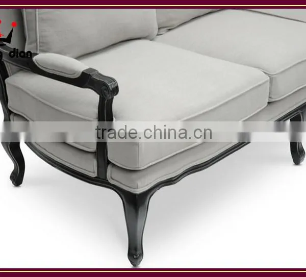 Living Room Funriture Whosale Classic Antiqued French Loveseat photo-3