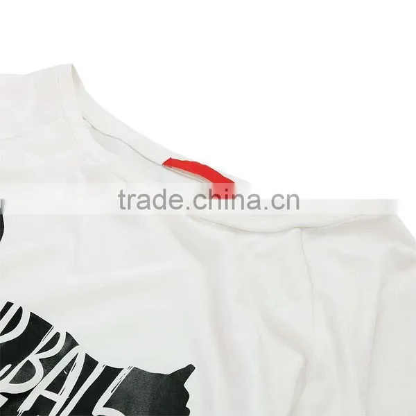 Womens Long Sleeve Cotton T-shirt With Custom Ink Print Design photo-2